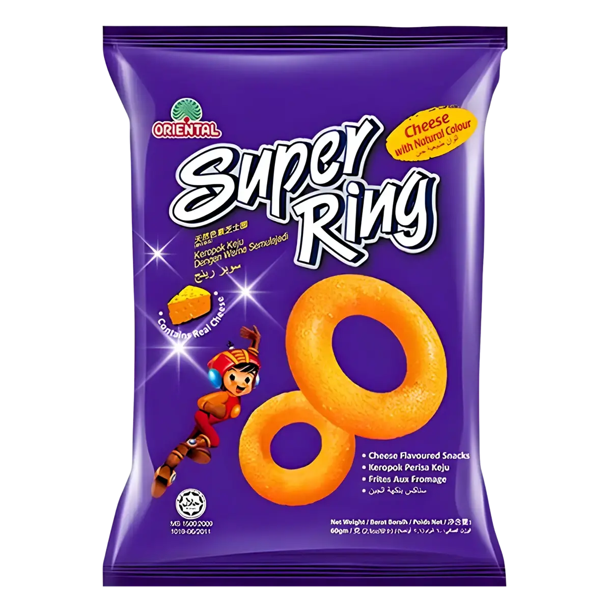 Oriental Super Ring Cheese Snack 60G 1