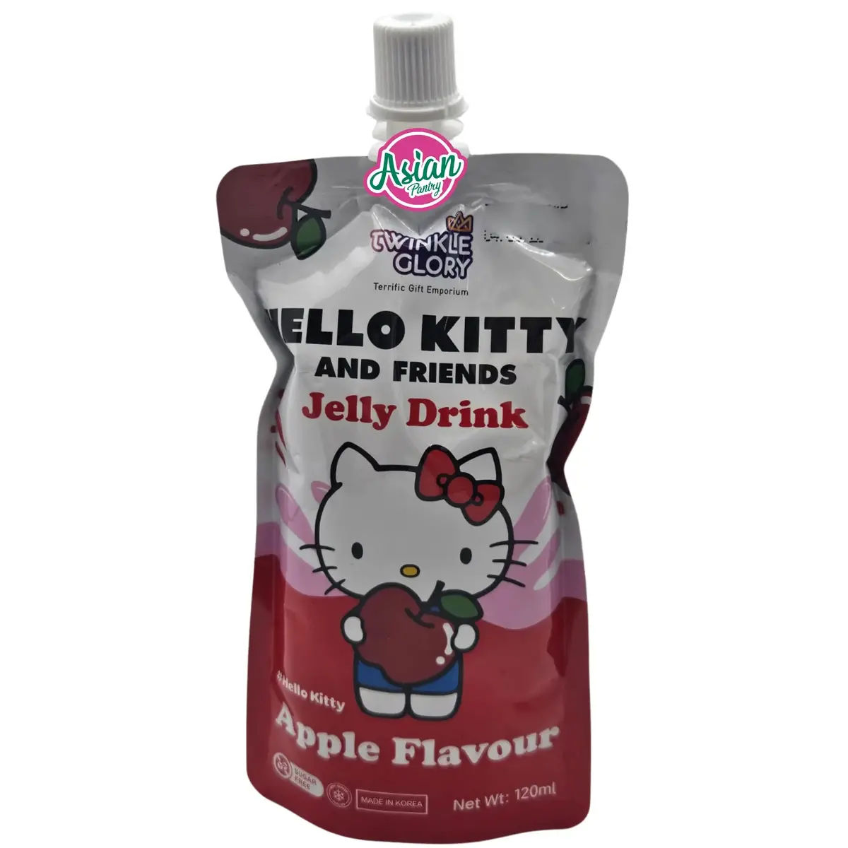 Twinkle Glory Hello Kitty Jelly Drink Apple Flavour 120Ml 1