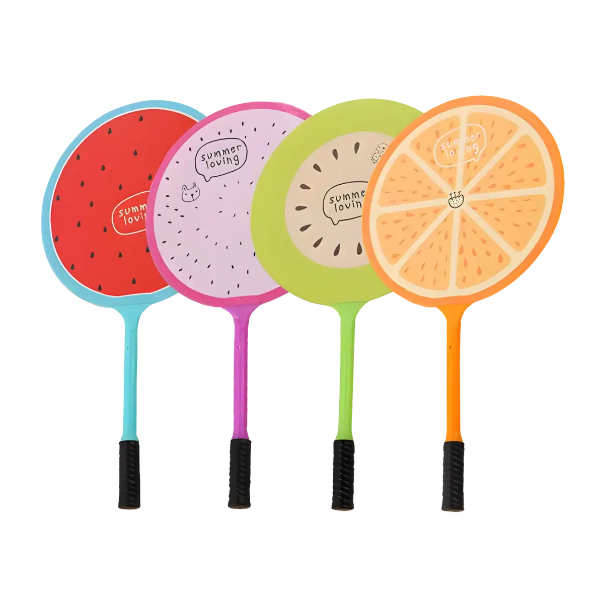 Asian Pantry Adorable Fruit Fan Shaped Ballpoint Pens 0.5Mm Blue Pens 1