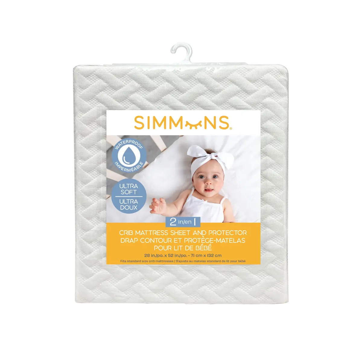 2-In-1 Crib Mattress Sheet And Protector 1