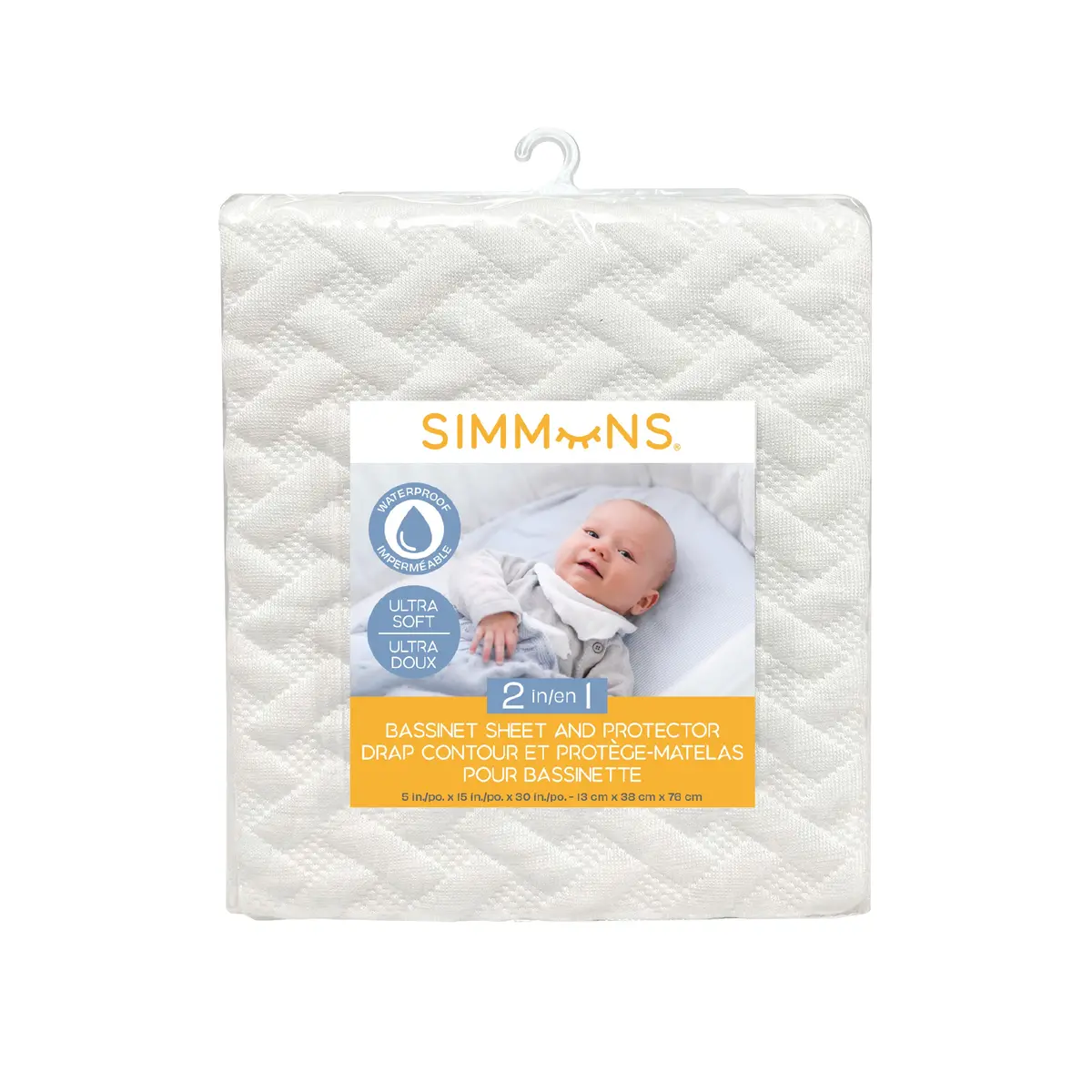 2-In-1 Bassinet Sheet And Protector 1