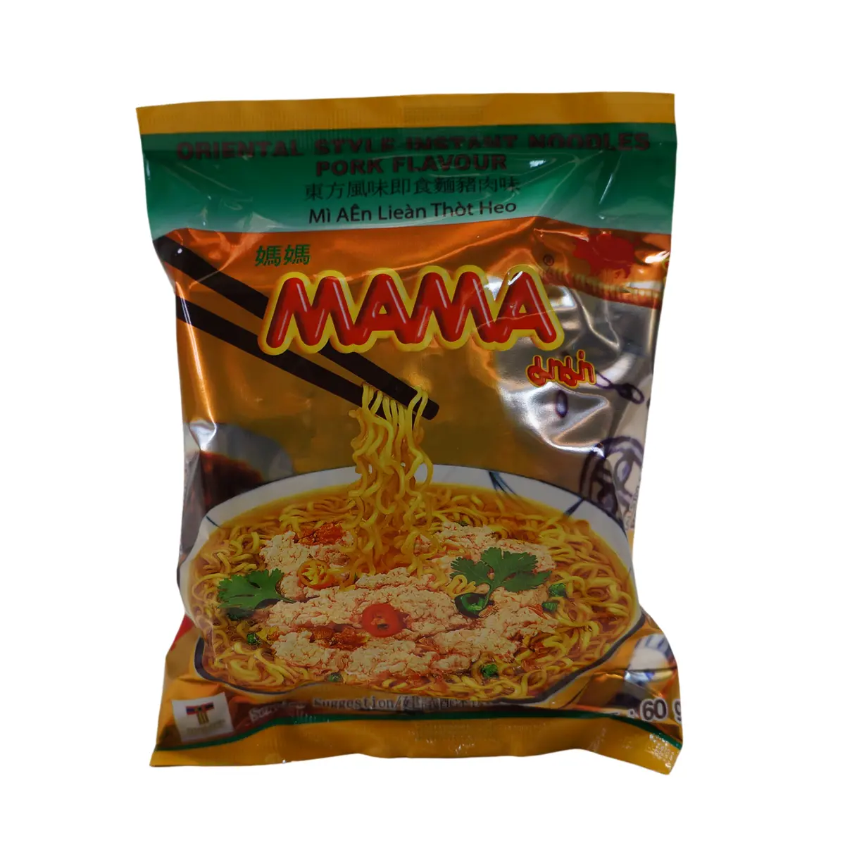Mama Pork Flavour Noodles 60G 1
