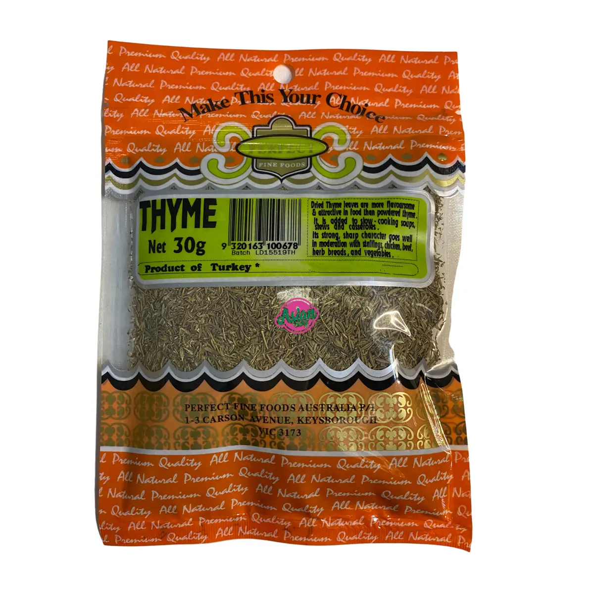 Perfect Fine Foods Thyme 30G 1