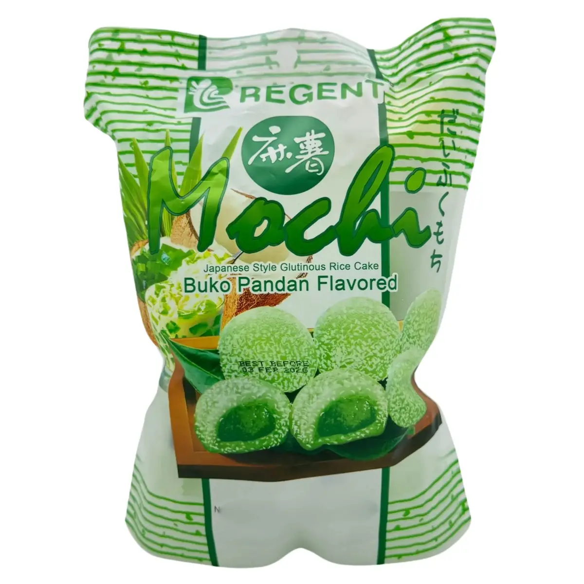 Regent Mochi Buko Pandan Flavour 240G 1
