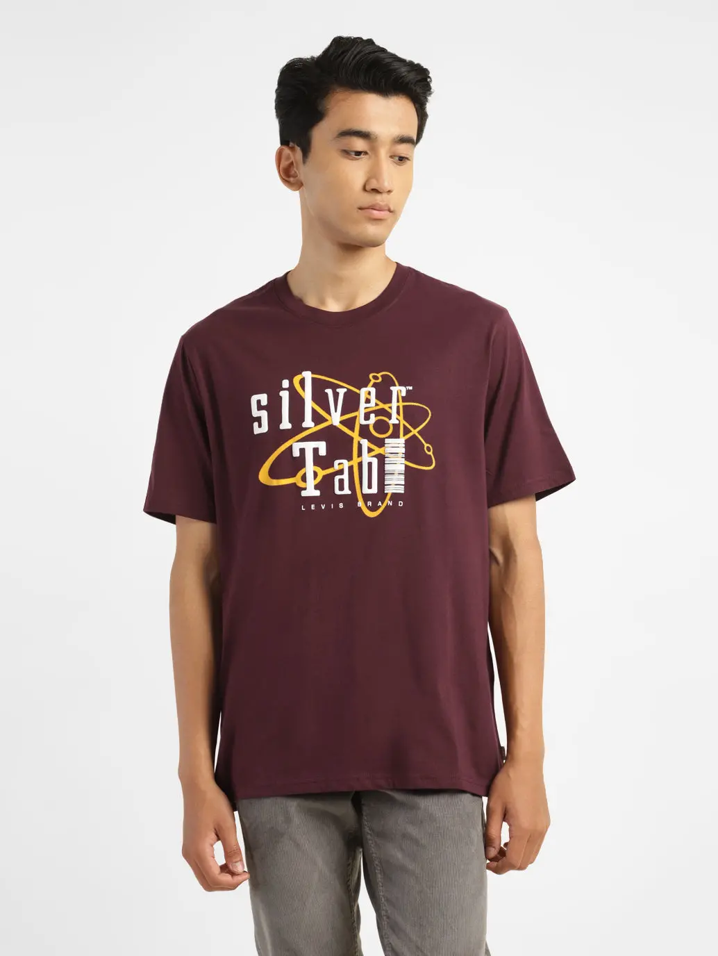 Men's Solid Loose Fit T-Shirt 1