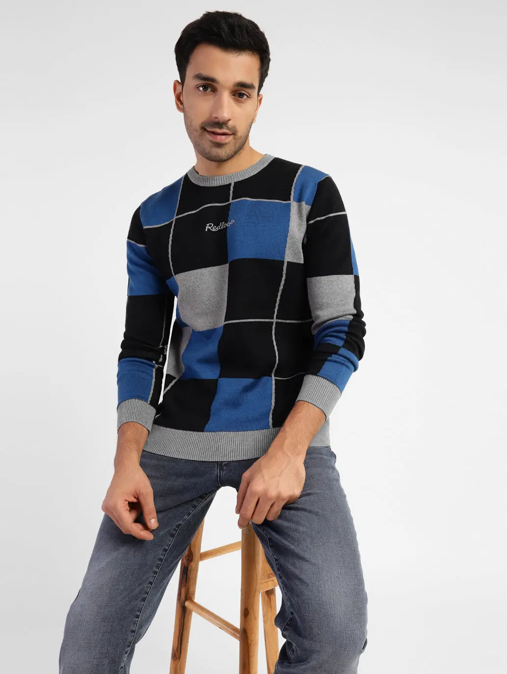 Men's Colorblock Crew Neck Sweater 2