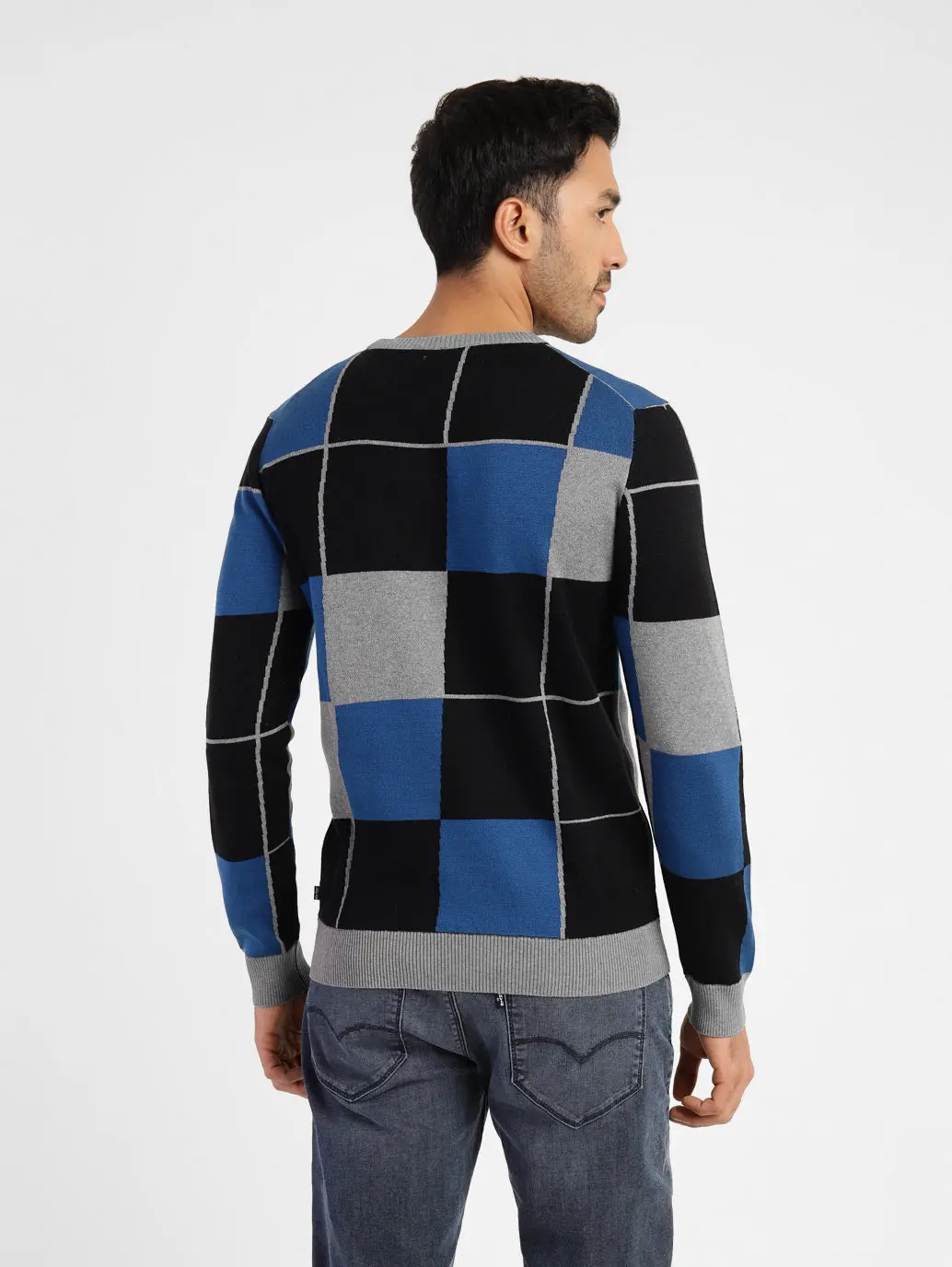 Men's Colorblock Crew Neck Sweater 3