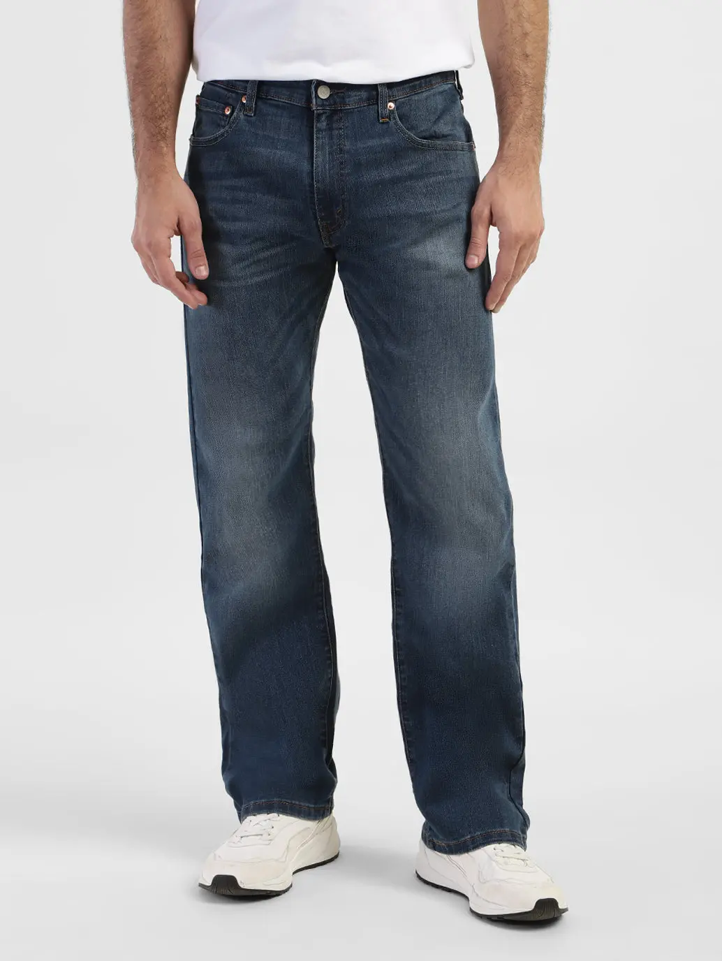 Men's 517 Blue Bootcut Fit Mid Rise Jeans 2
