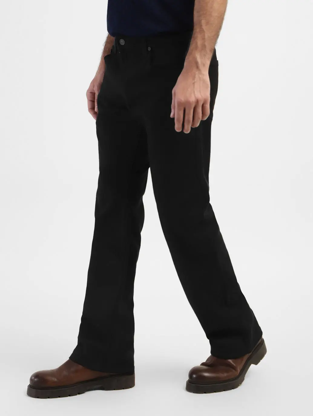 Men's 517 Black Bootcut Fit Mid Rise Jeans 5