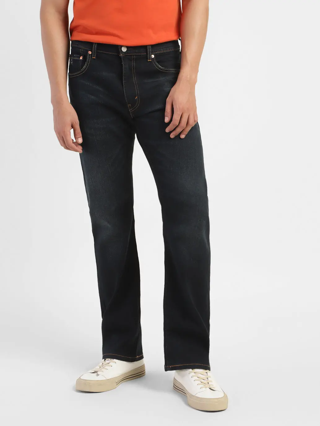 Men's 517 Blue Bootcut Fit Mid Rise Jeans 2