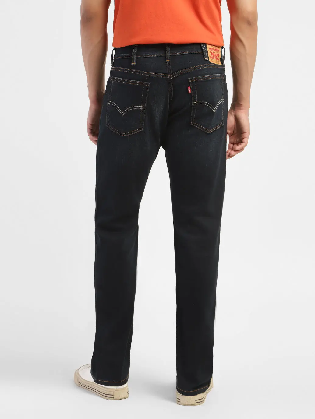Men's 517 Blue Bootcut Fit Mid Rise Jeans 3
