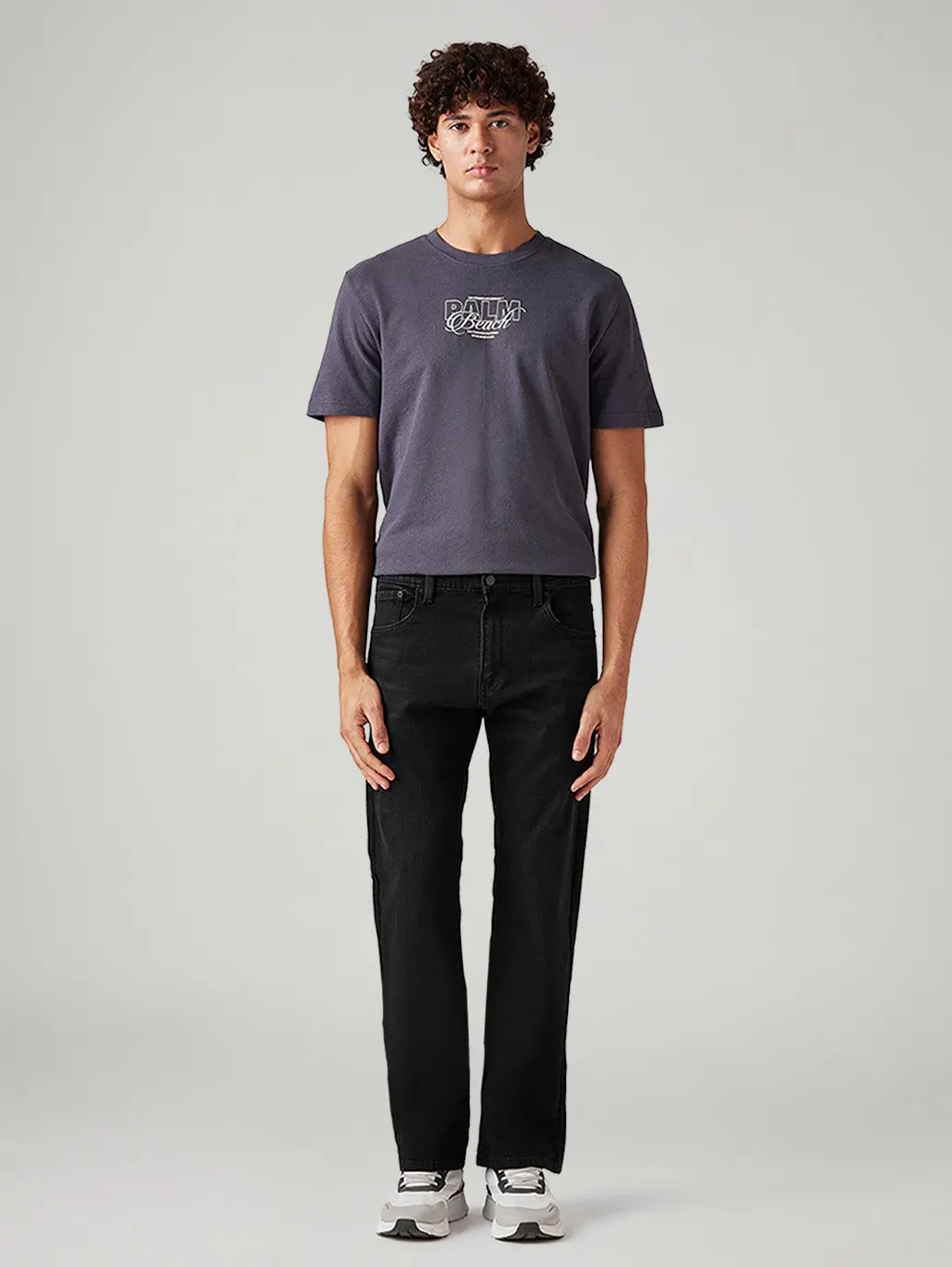 Men's 517 Black Bootcut Fit Mid Rise Jeans 1