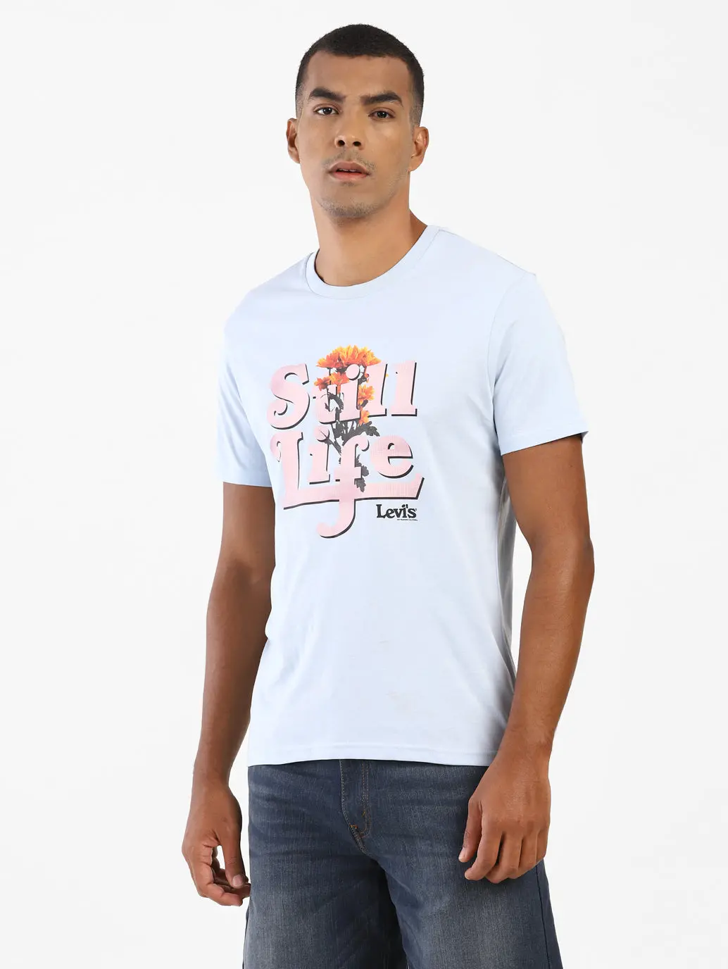 Men's Graphic Print Round Neck T-Shirt 1
