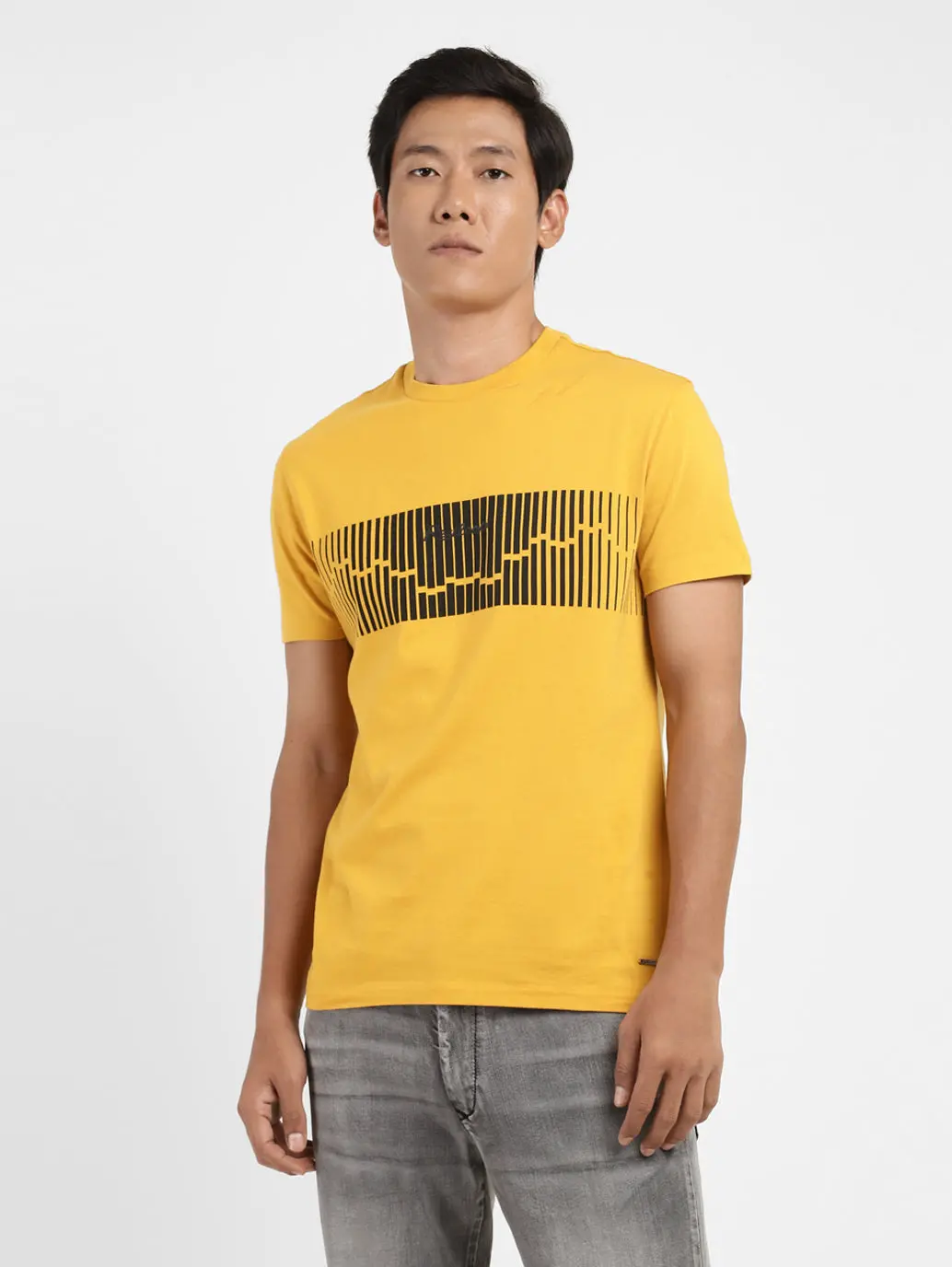 Men's Graphic Print Crew Neck T-Shirt 1