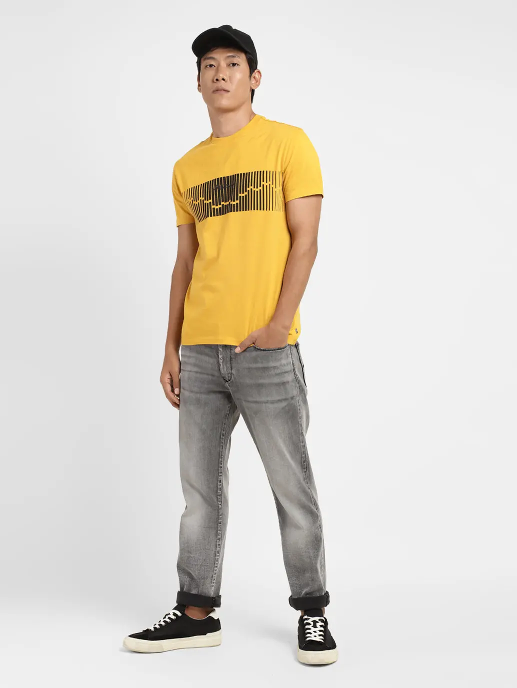 Men's Graphic Print Crew Neck T-Shirt 2