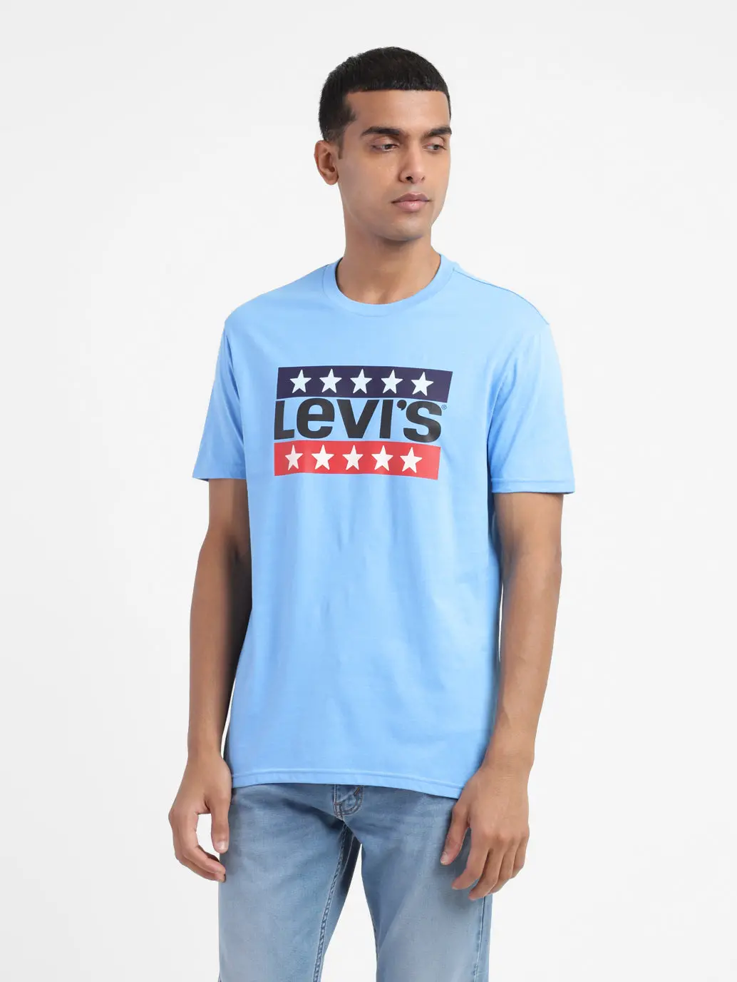 Men's Graphic Print Crew Neck T-Shirt 1