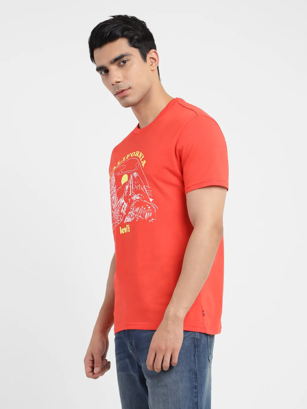 Men's Graphic Print Slim Fit T-Shirt 4