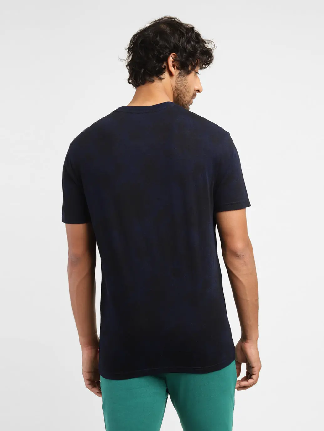 Men's Abstract Print Crew Neck T-Shirt 3
