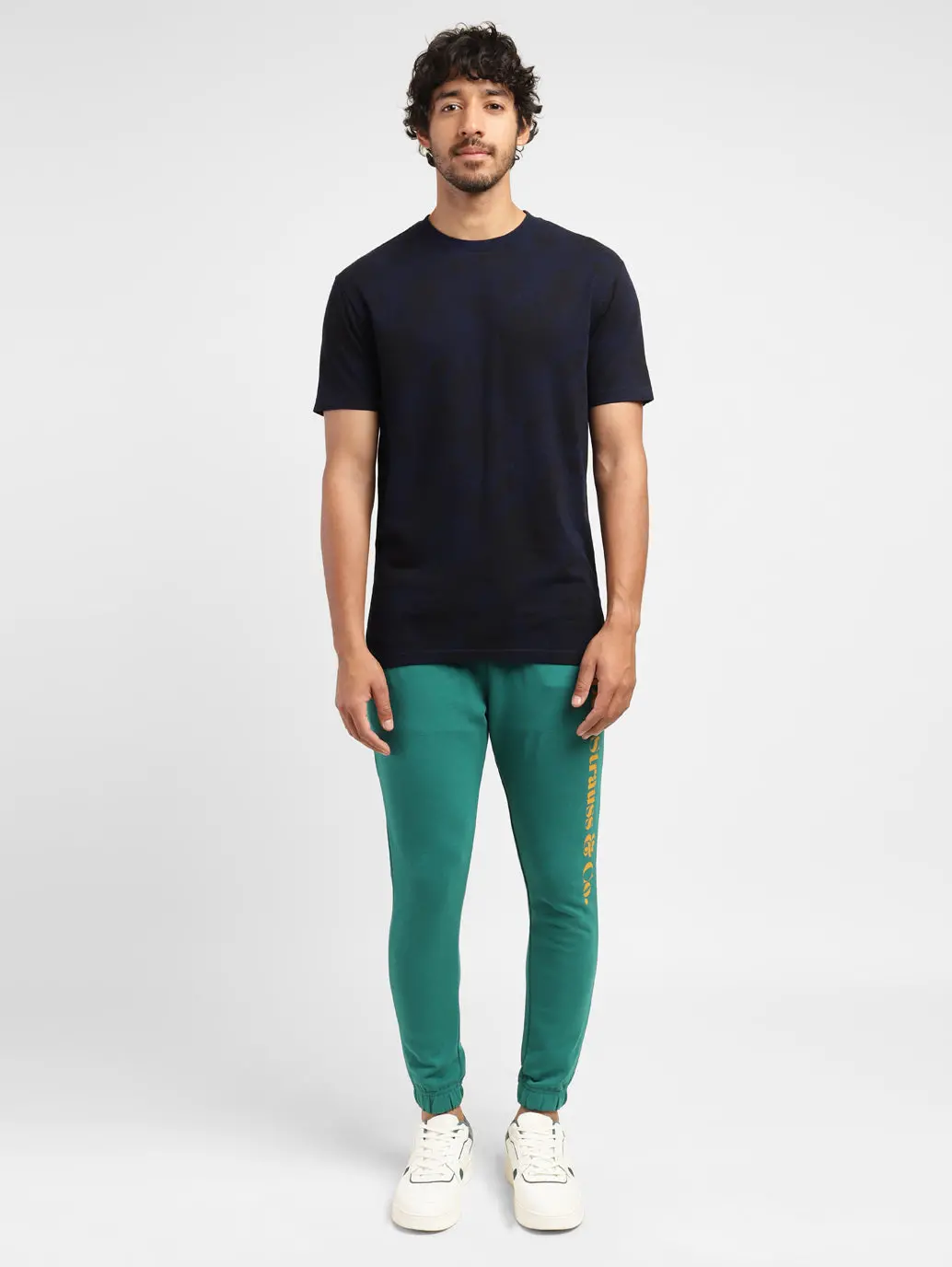 Men's Abstract Print Crew Neck T-Shirt 5