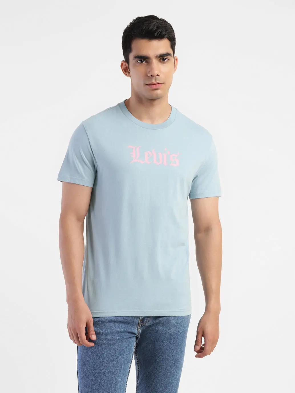 Men's Brand Logo Crew Neck T-Shirt 1