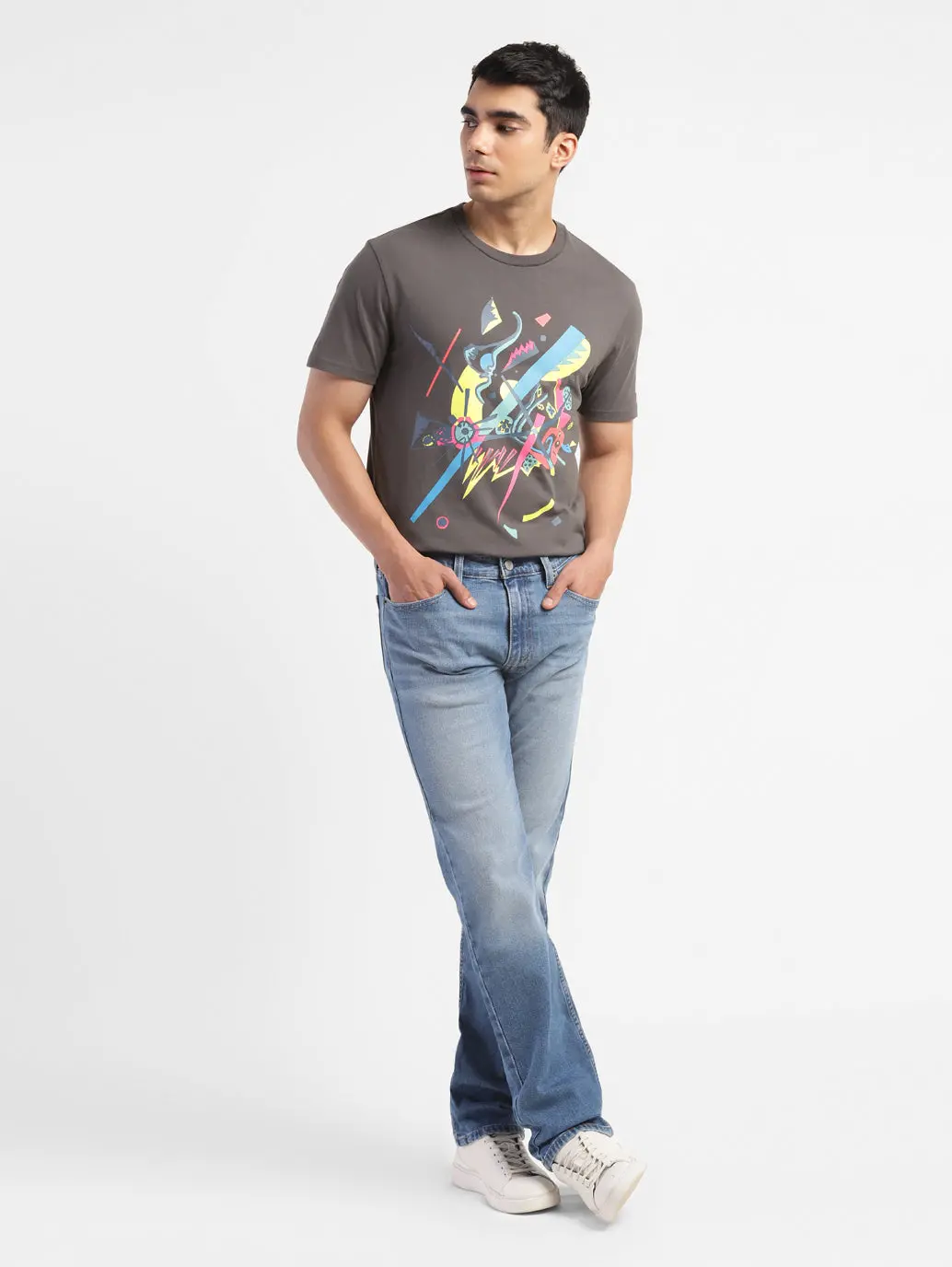 Men's Graphic Print Slim Fit T-Shirt 1