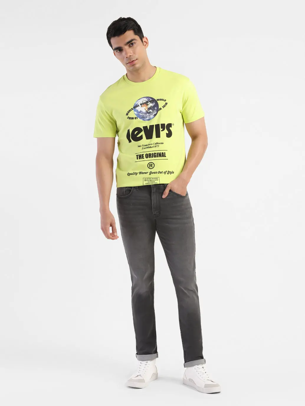Men's Graphic Print Slim Fit T-Shirt 1