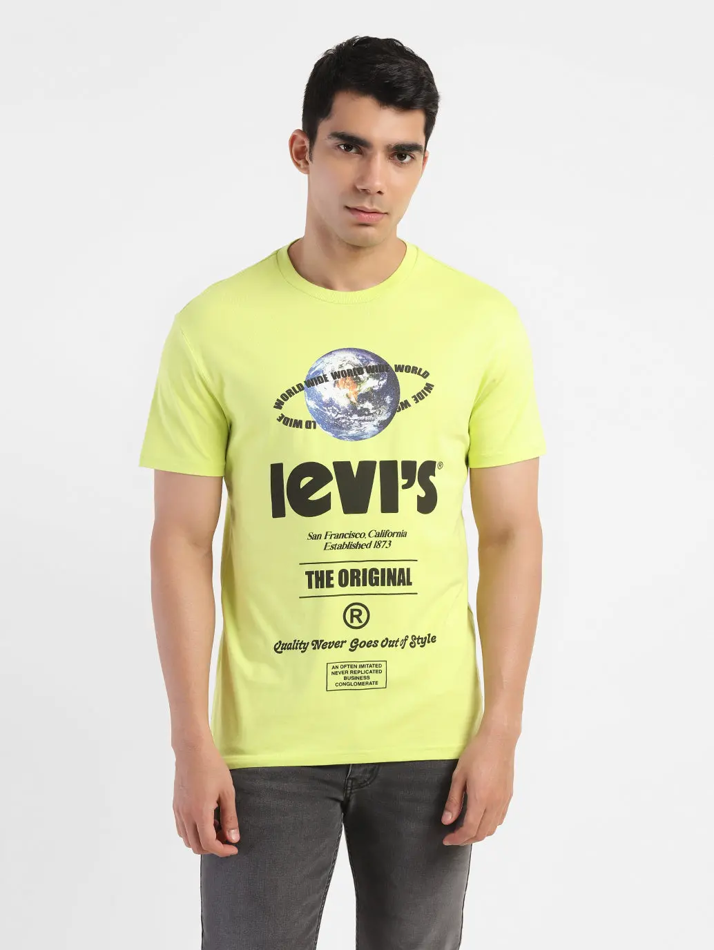 Men's Graphic Print Slim Fit T-Shirt 2