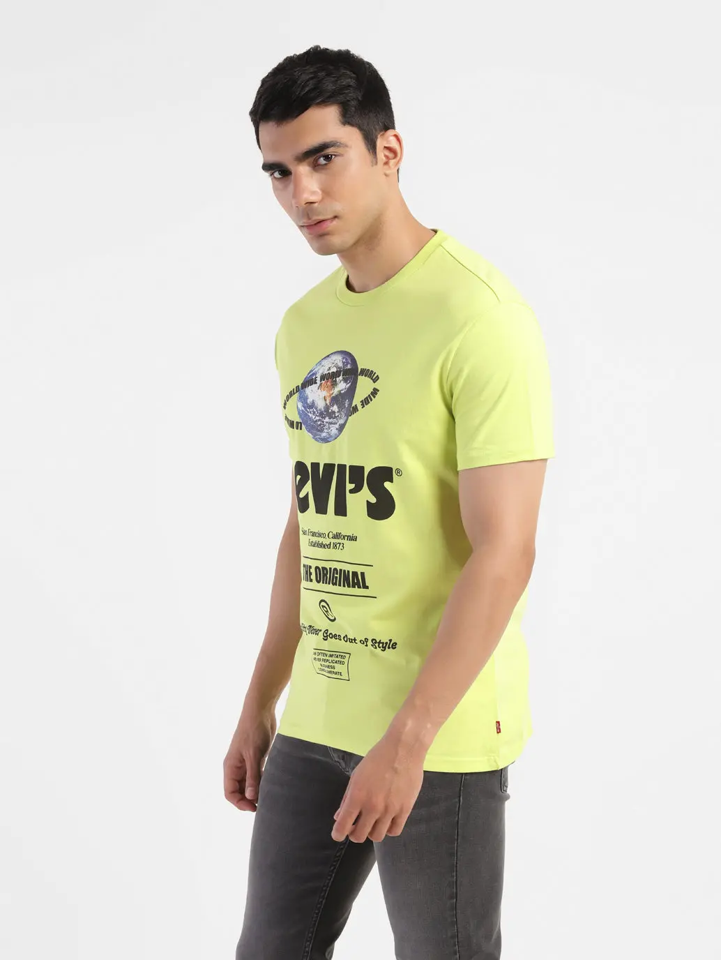 Men's Graphic Print Slim Fit T-Shirt 4