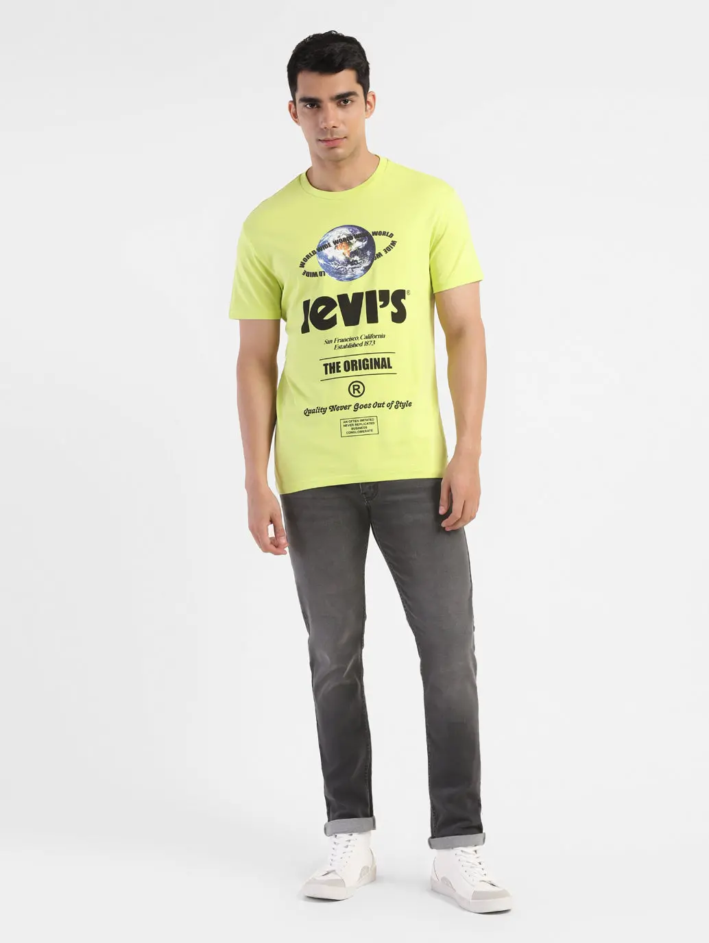 Men's Graphic Print Slim Fit T-Shirt 5