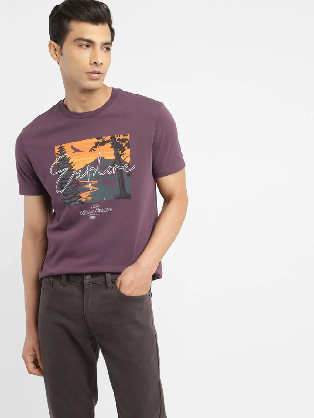 Men's Graphic Crew Neck T-Shirt 1