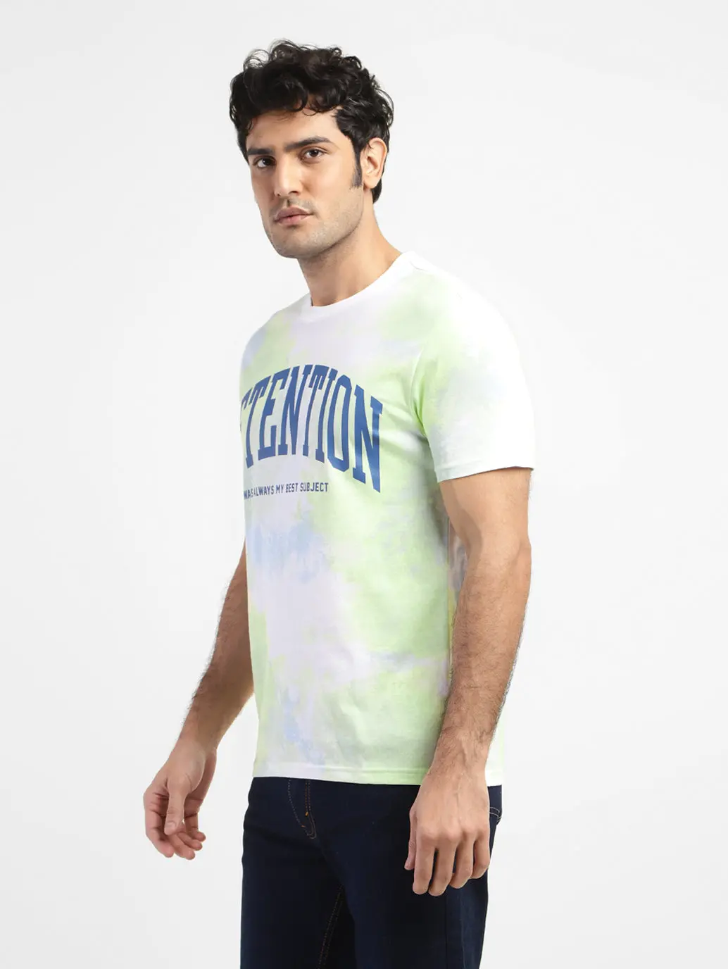 Men's Graphic Print Slim Fit T-Shirt 4