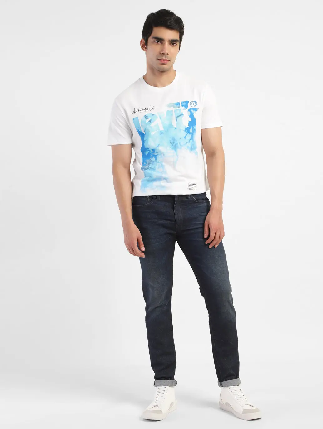 Men's Graphic Print Slim Fit T-Shirt 1