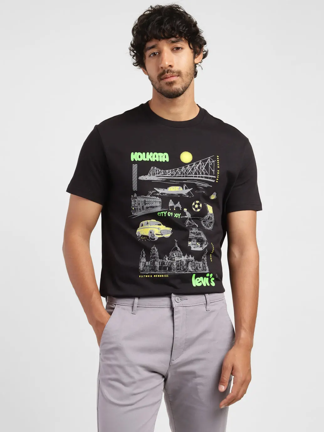 Men's Graphic Print Slim Fit T-Shirt 1