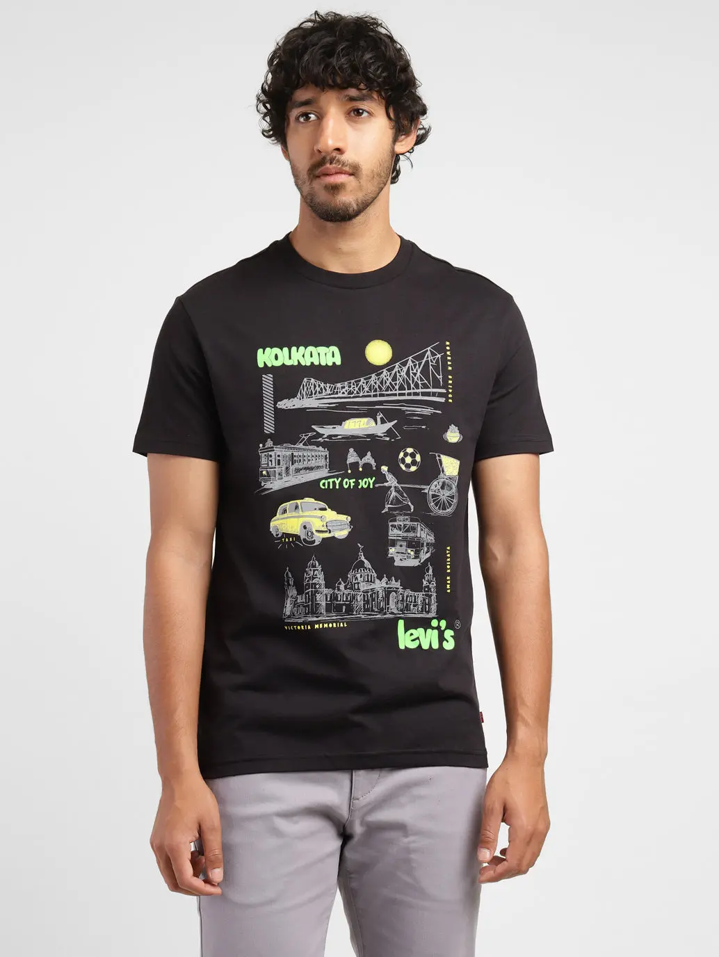 Men's Graphic Print Slim Fit T-Shirt 2
