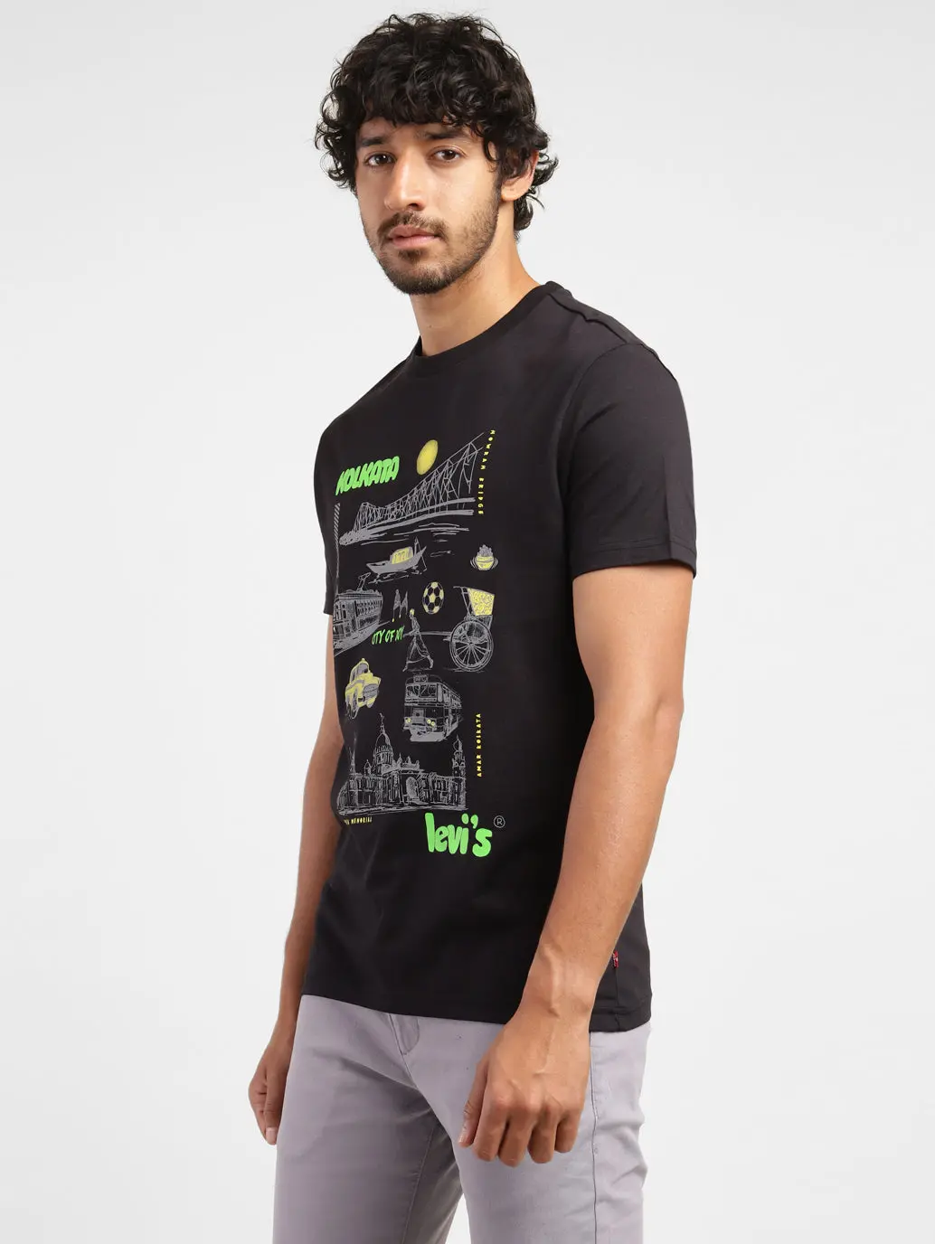 Men's Graphic Print Slim Fit T-Shirt 4