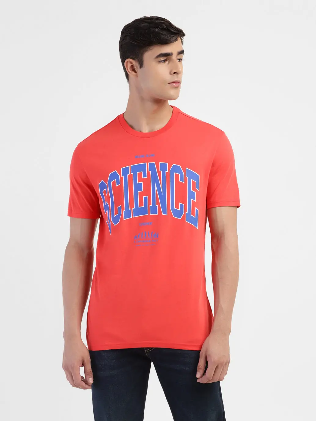Men's Typographic Crew Neck T-Shirt 2