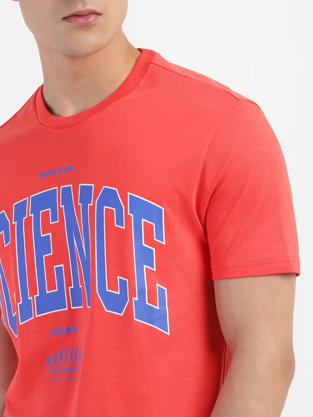 Men's Typographic Crew Neck T-Shirt 6