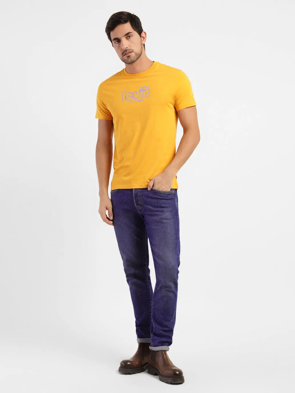 Men's Brand Logo Slim Fit T-Shirt 1
