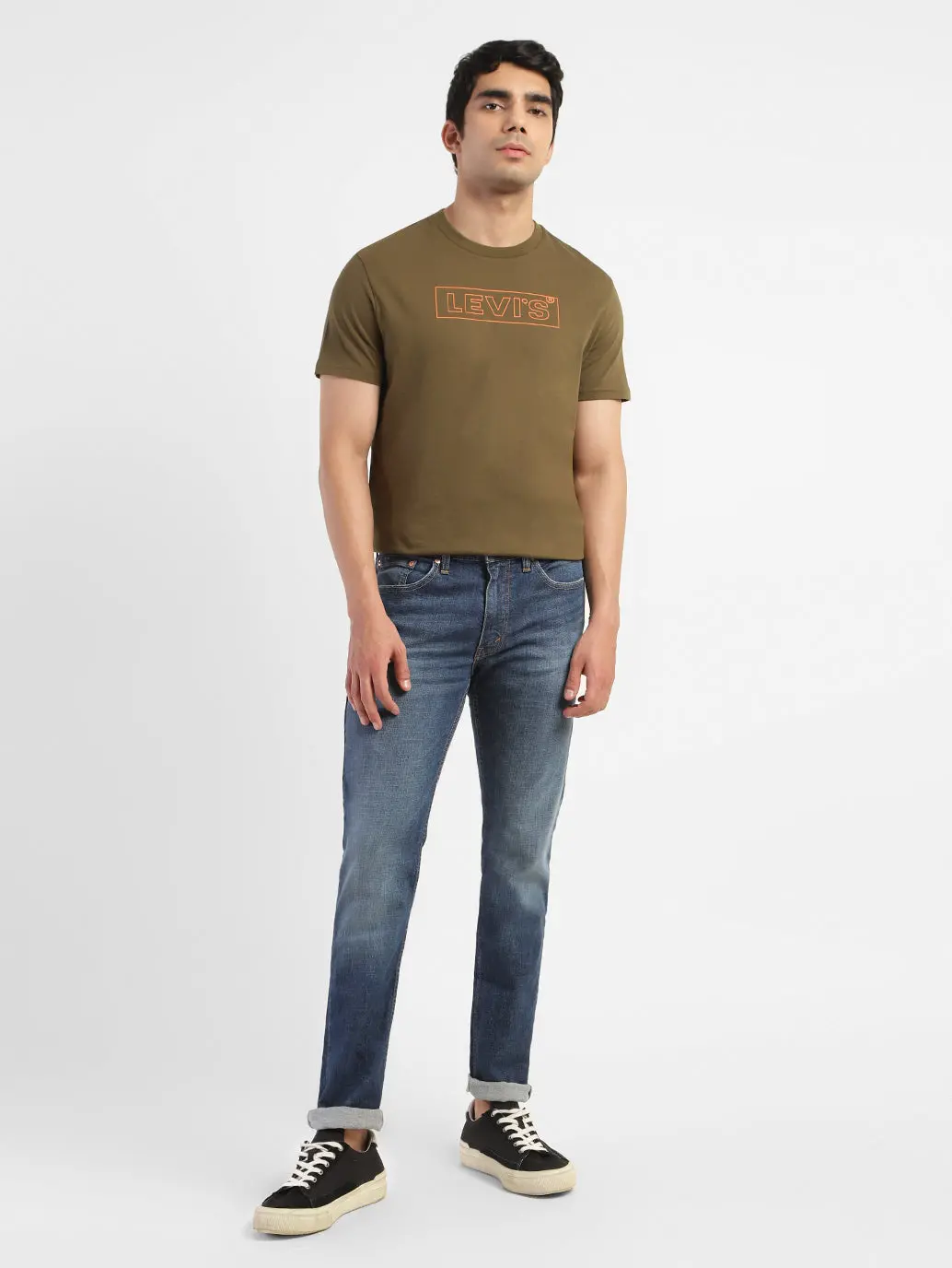 Men's Brand Logo Slim Fit T-Shirt 1