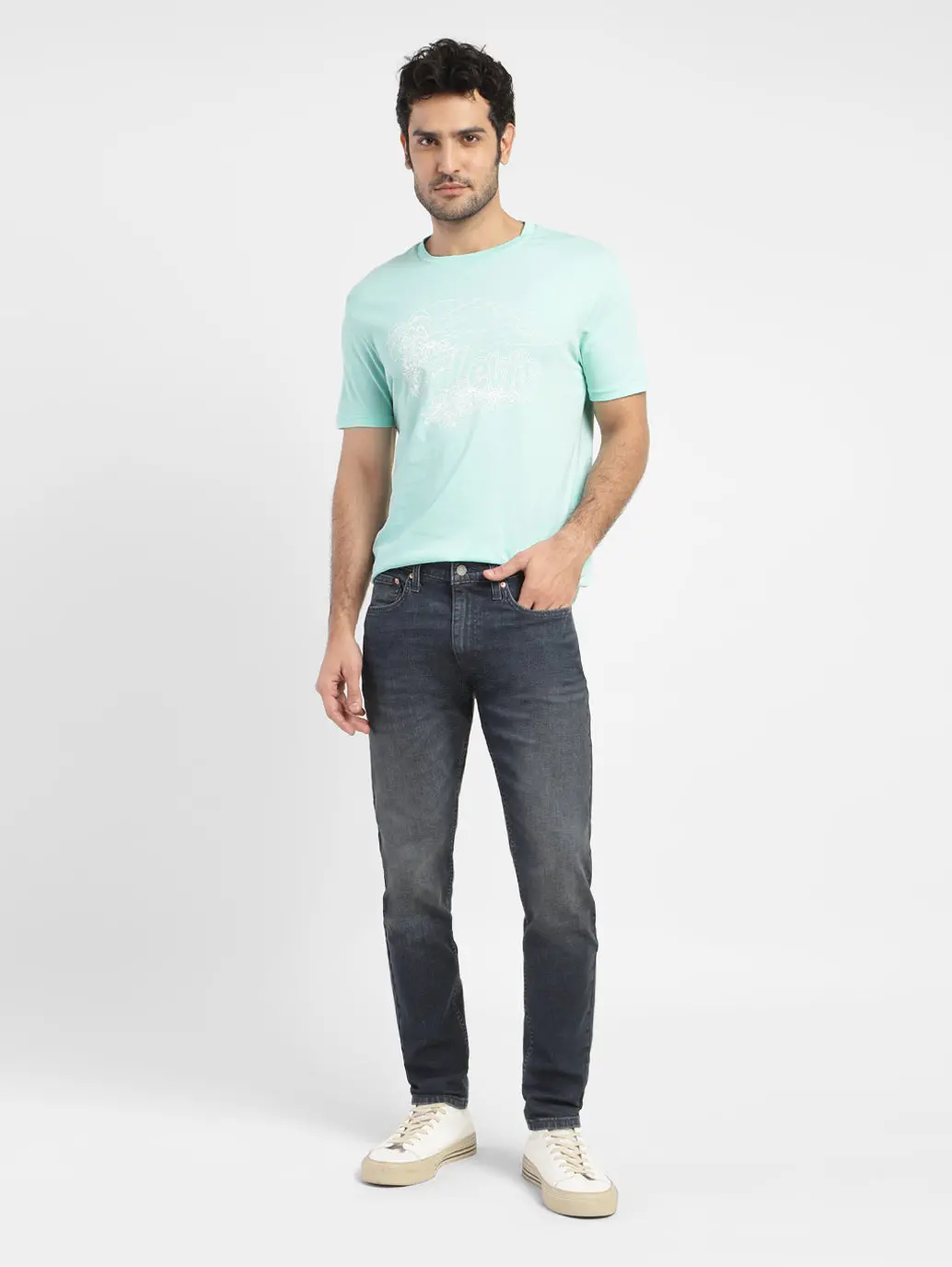 Men's Brand Logo Slim Fit T-Shirt 1