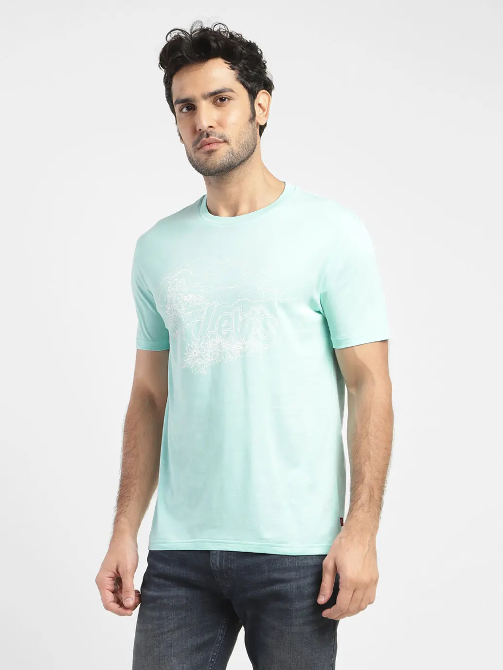 Men's Brand Logo Slim Fit T-Shirt 4