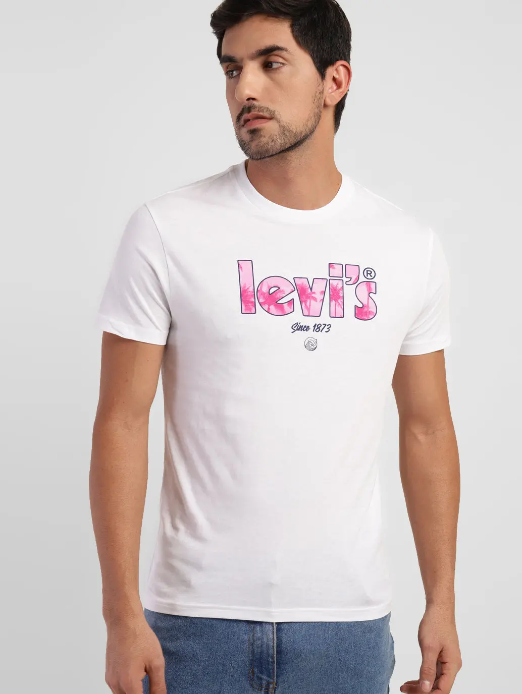 Men's Brand Logo Slim Fit T-Shirt 1