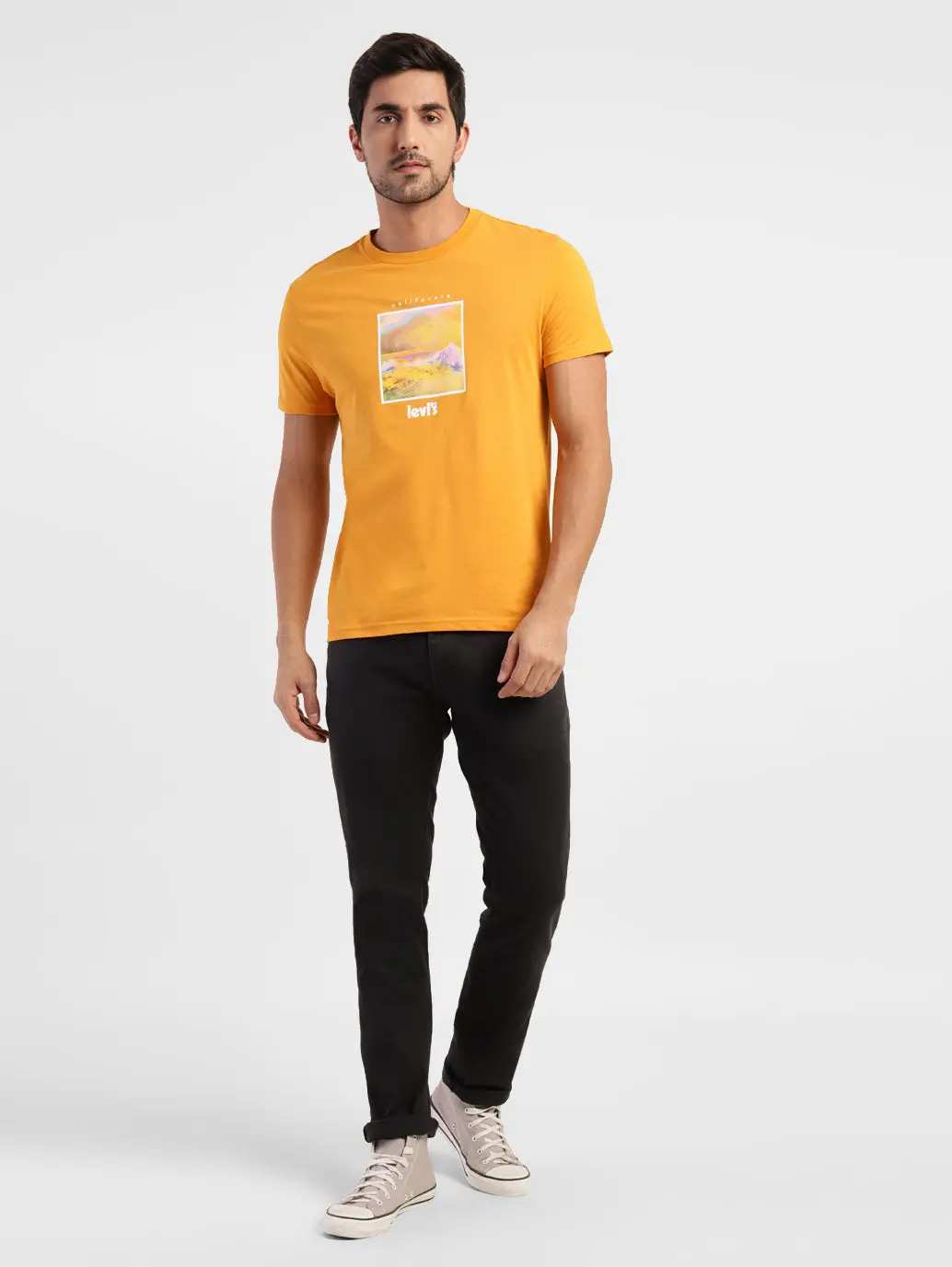 Men's Graphic Print Slim Fit T-Shirt 1