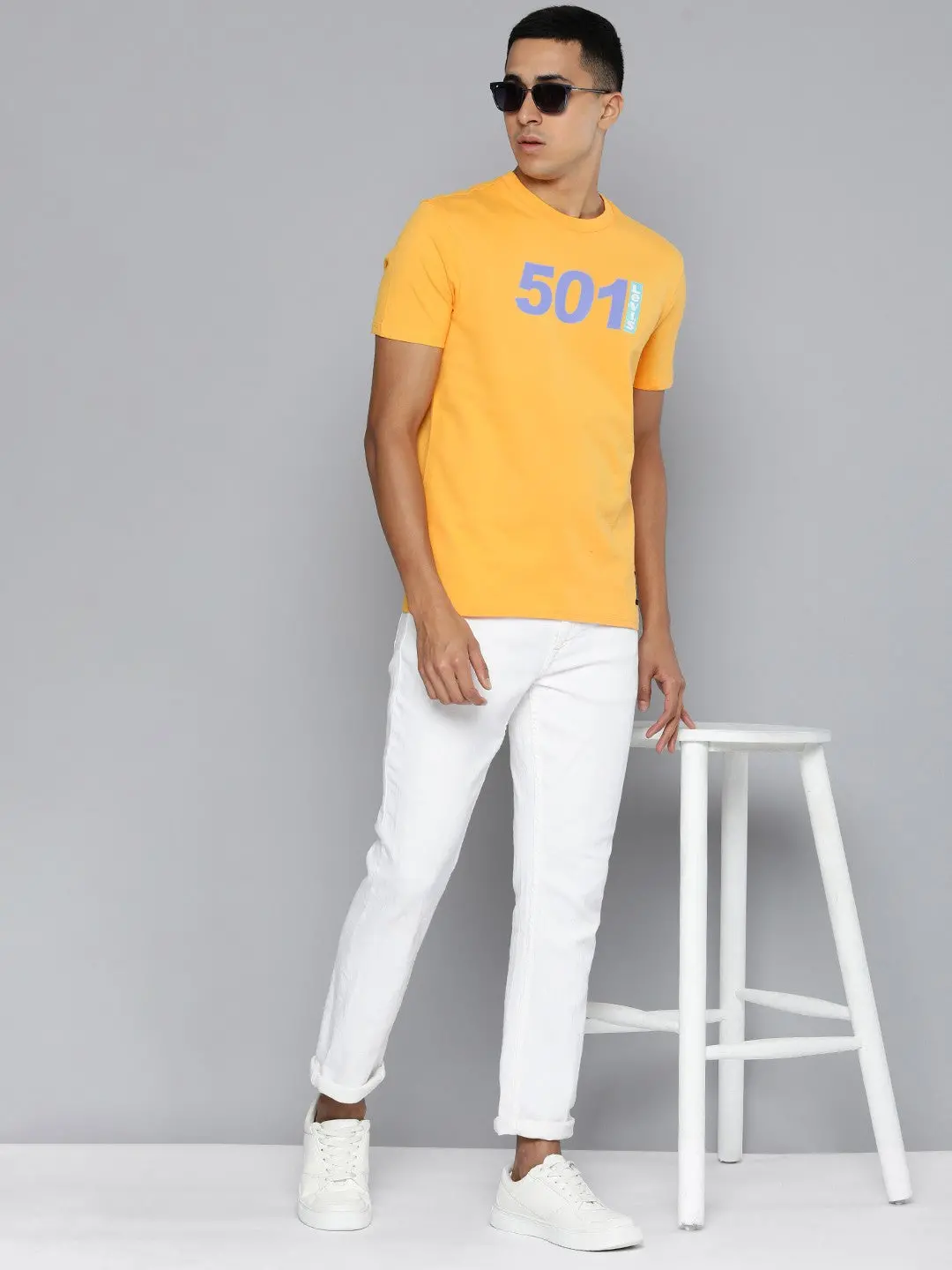 Men's Graphic Print Round Neck T-Shirt 1