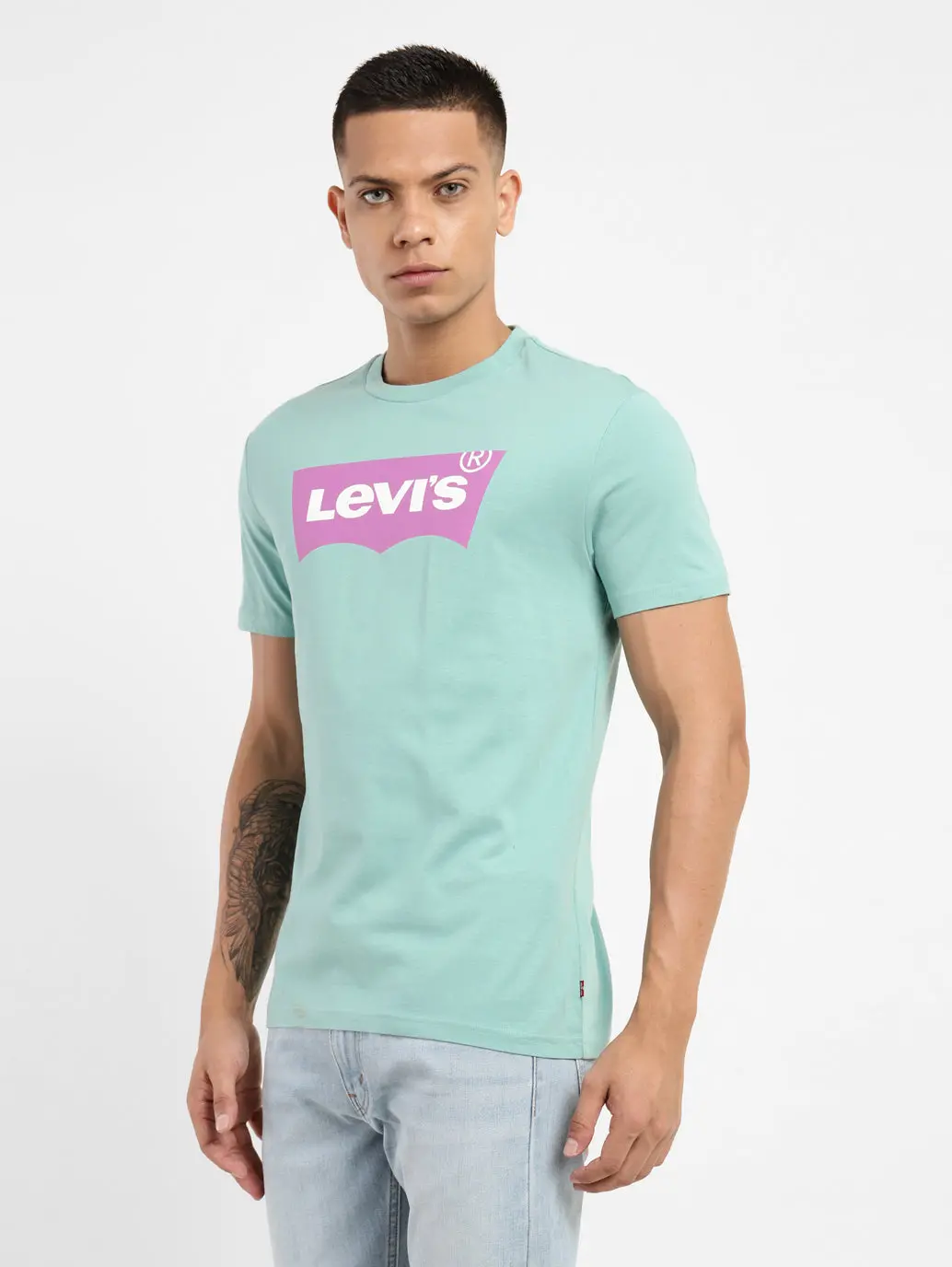 Men's Brand Logo Slim Fit T-Shirt 4