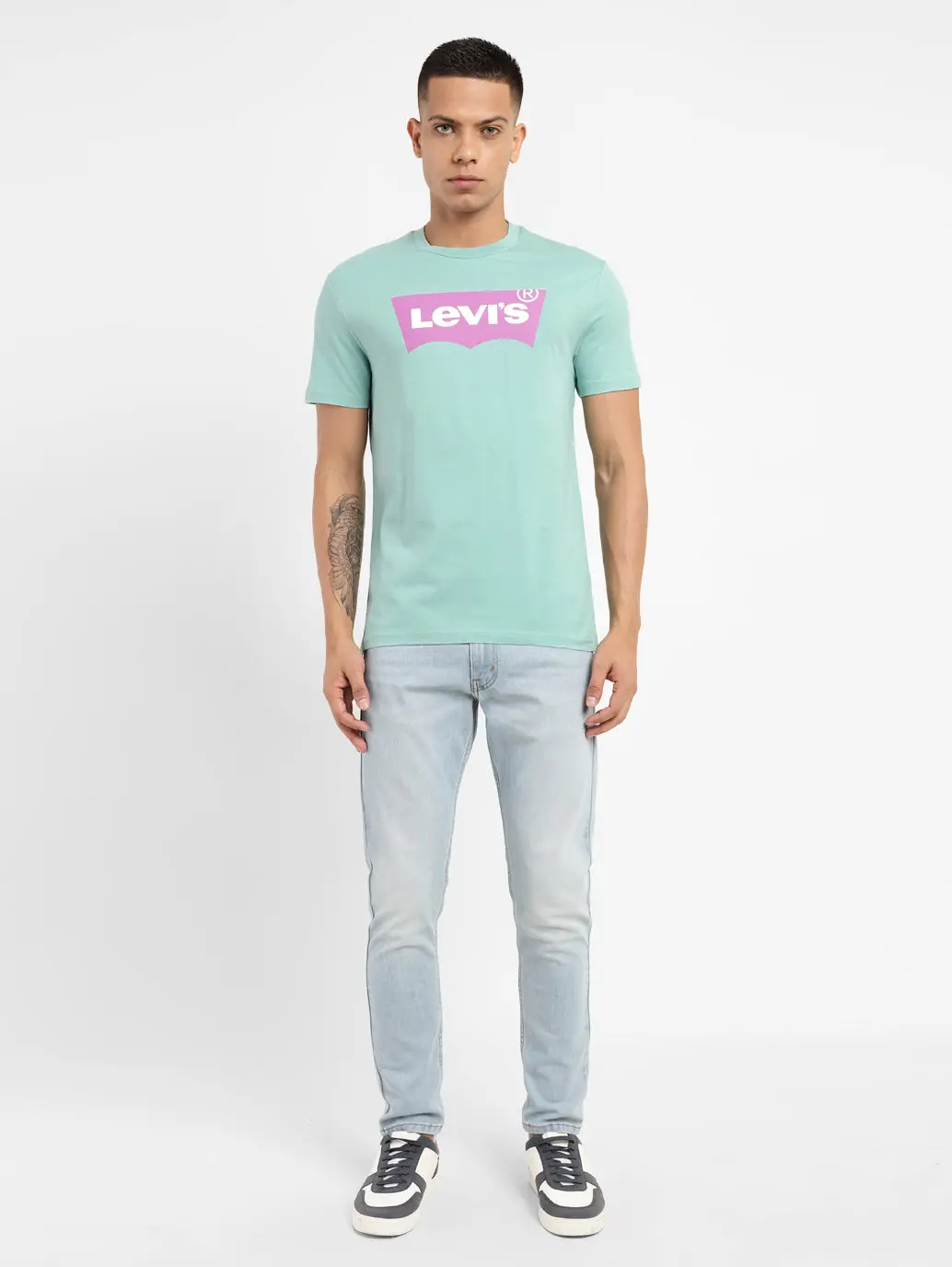 Men's Brand Logo Slim Fit T-Shirt 6