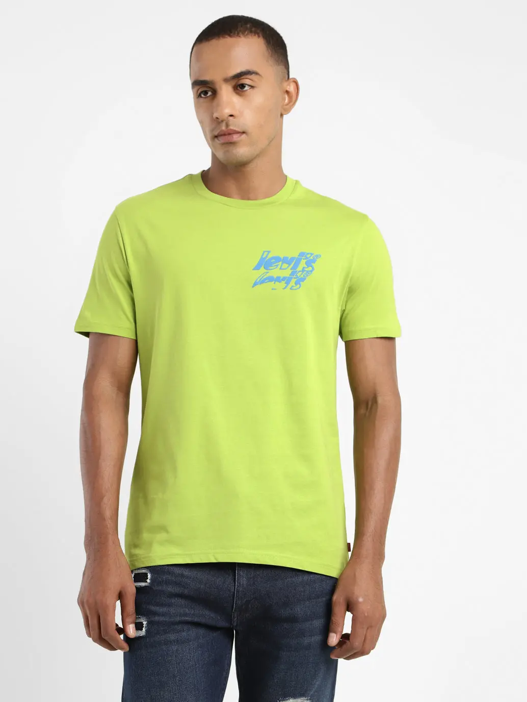Men's Brand Logo Crew Neck T-Shirt 1