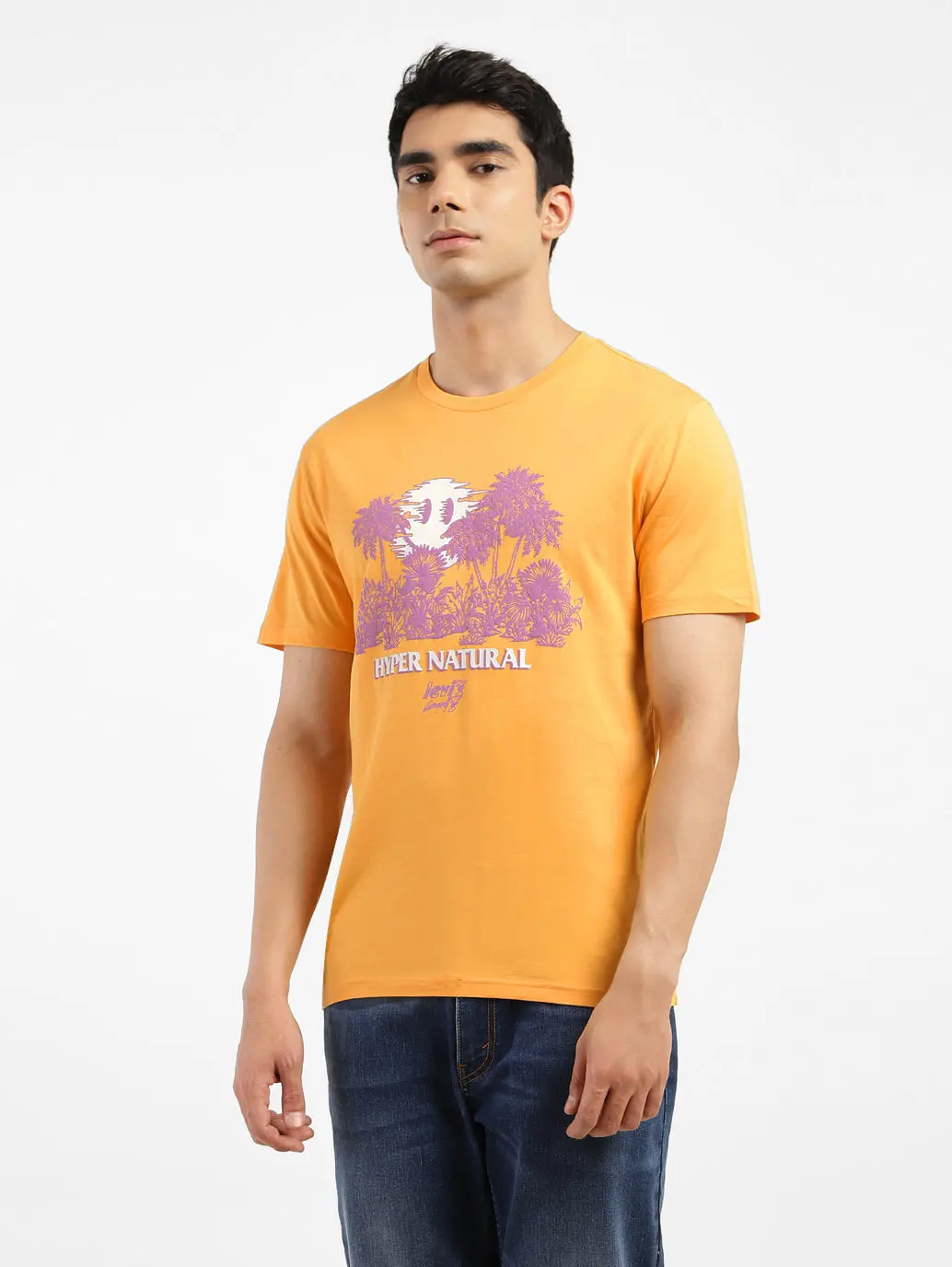 Men's Graphic Printed Slim Fit T-Shirt 1