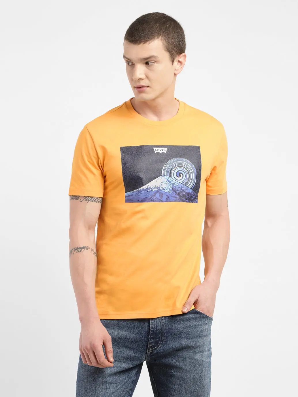 Men's Graphic Print Slim Fit T-Shirt 1
