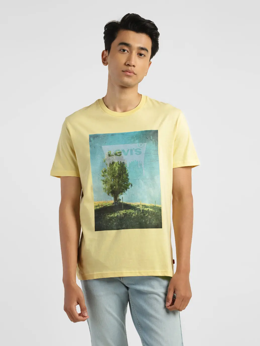 Men's Graphic Print Crew Neck T-Shirt 1
